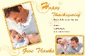 誕生日＆祝日 photo templates 感謝祭のカード